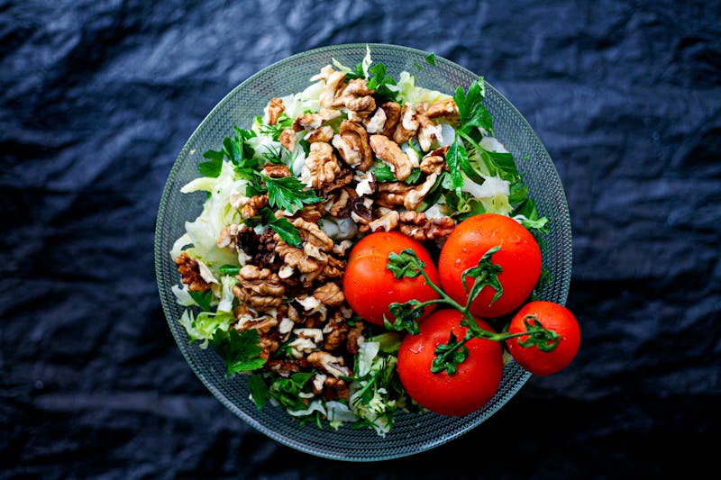 arugula walnut and pear salad with gorgonzola